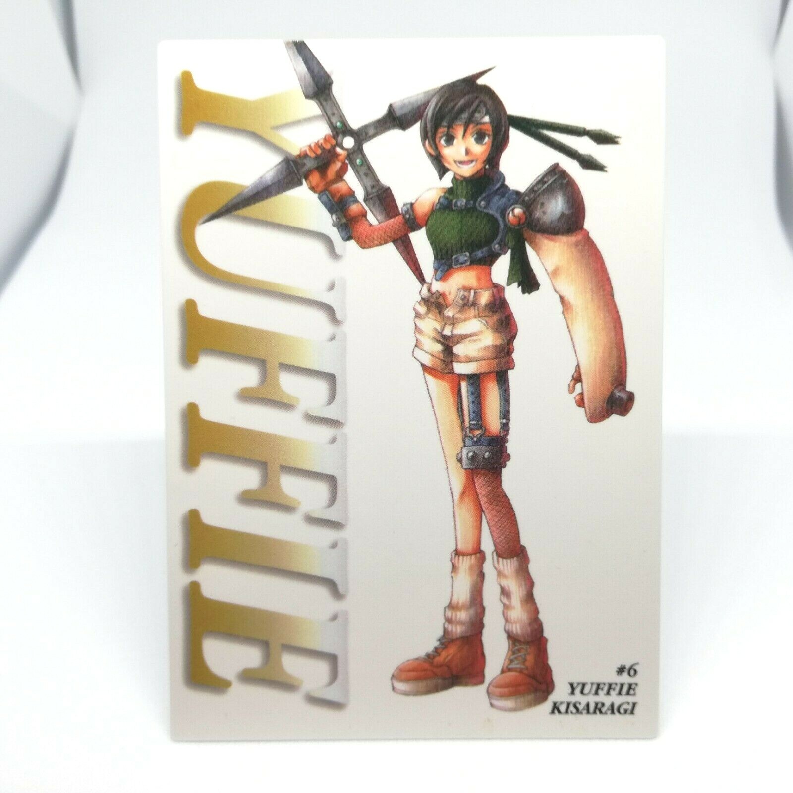 Yuffie Kisaragi No.06 Final FantasyⅦ Card Dass Masters 1ST