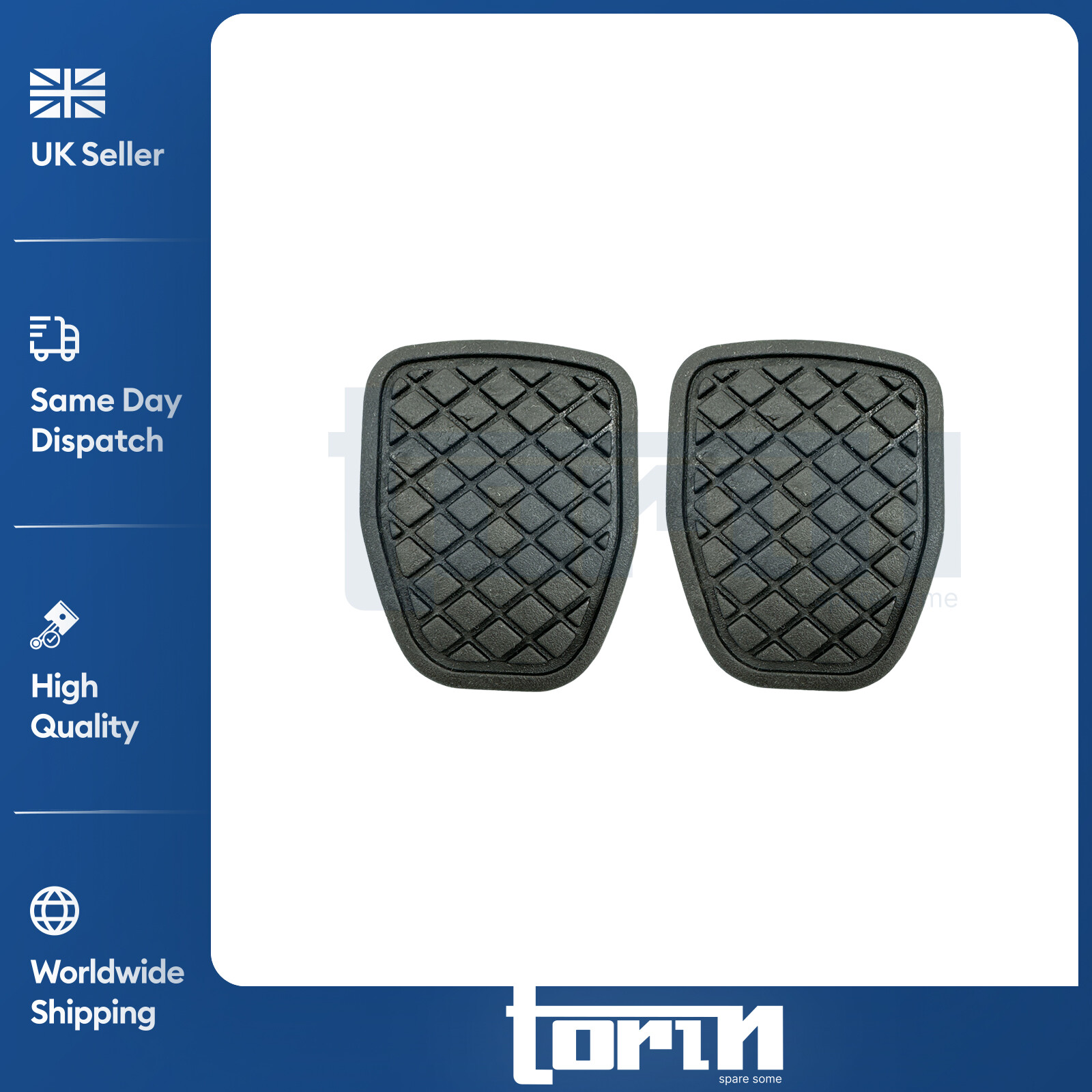 2X Brake Clutch Pedal Pads Rubber For Subaru Impreza Forester Outback 36015GA111