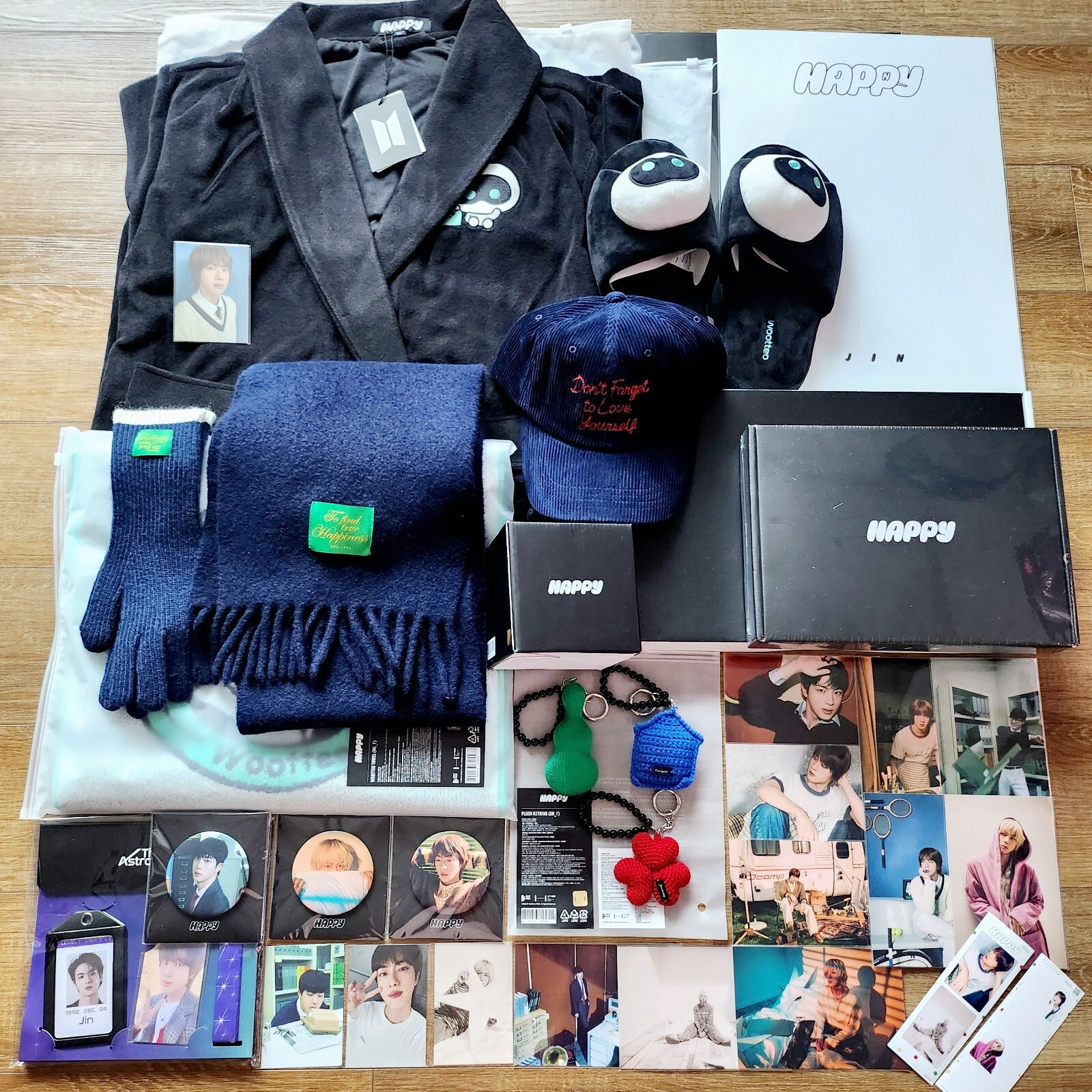 BTS JIN ポップアップ ハッピー トート バッグ