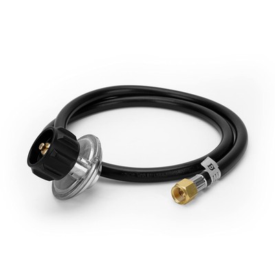 Stanbroil 4FT QCC1 Vertical Low Pressure Propane Hose and Regulator for LP Ga...