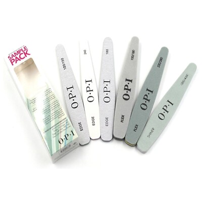 OPI - Professional Nail File Board Sample Pack - Flex Shiner Edge Buffer (6pcs)