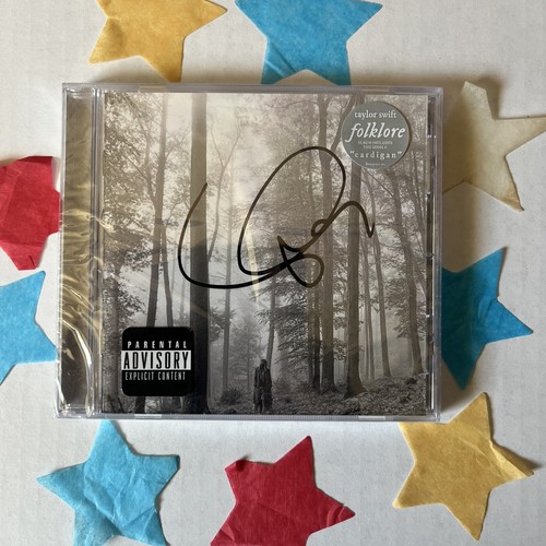 Taylor Swift SIGNED Folklore CD Authentic Autograph New