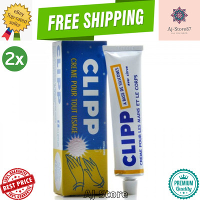 2X CLIPP Cream Universal Hands & Body 62G Lebanon Smoothing & Rejuvenating Cream