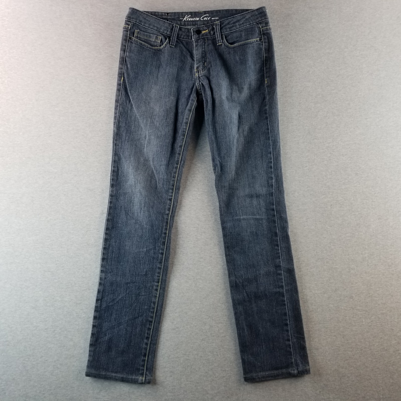 Kenneth Cole Jeans Women's Sz 26 VTG 98% Cotton Dark Wash Normcore Cute Trendy