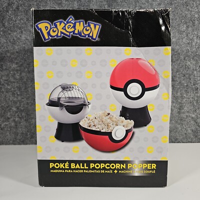 Authentic Pokémon Poke Ball Popcorn Popper Maker Machine Box Pokemon NEW IN BOX