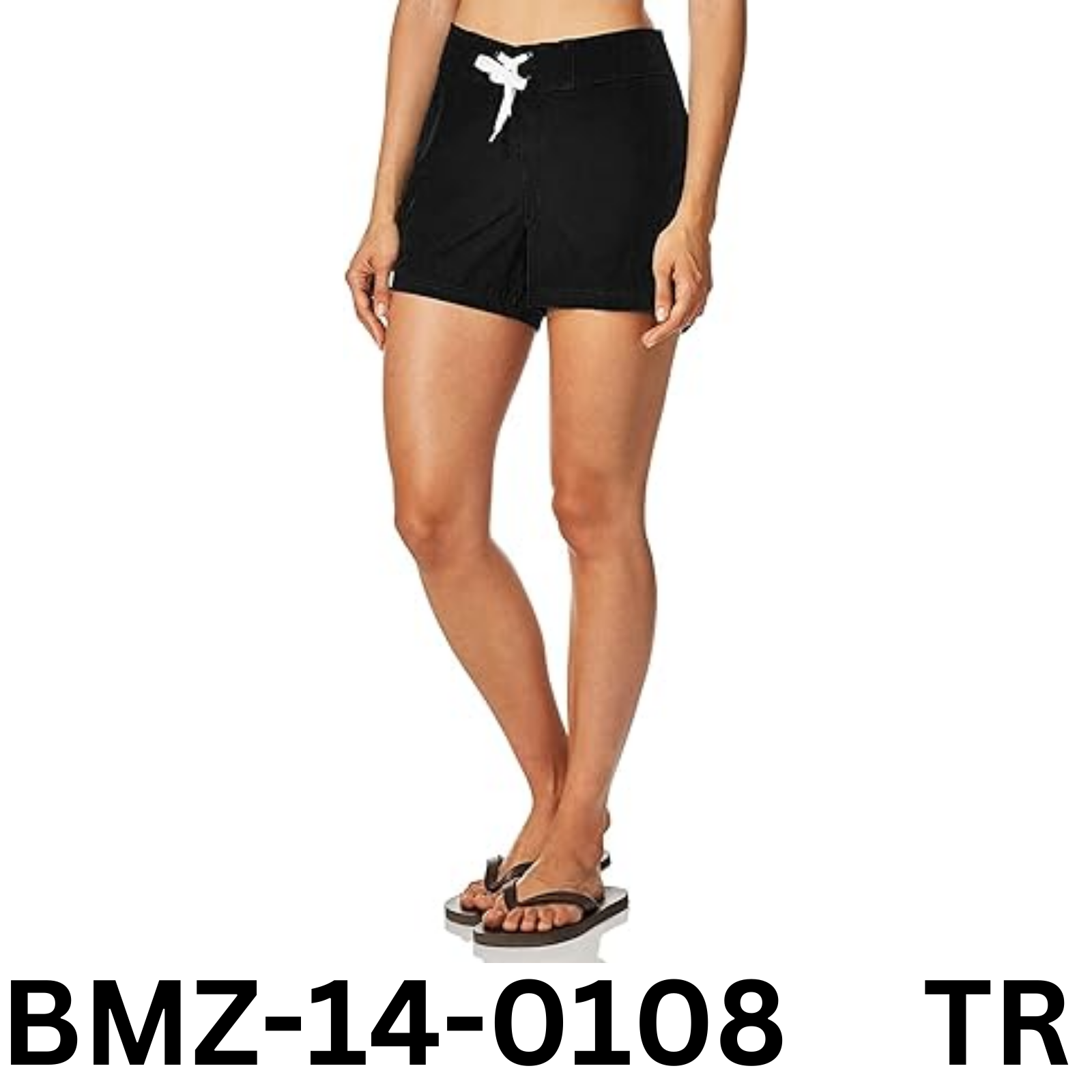 Kanu Surf Women's Breeze Solid Stretch Boardshort, Black, Size 2