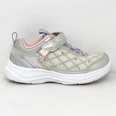 

Skechers Girls S Lights 20336L Silver Повседневная обувь Кроссовки Размер 12, Серебряный, S Lights