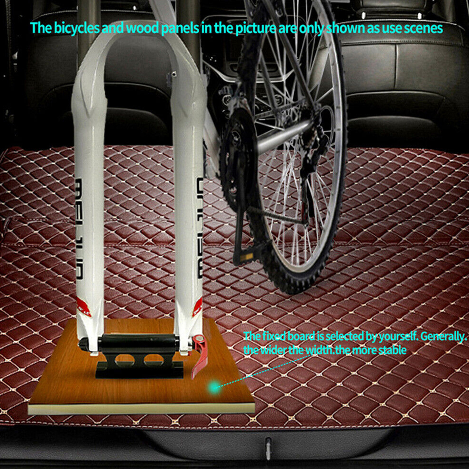 Alloy Fork For Mountain Road Bike Block Mount Car Rack Carrier Quick-release
