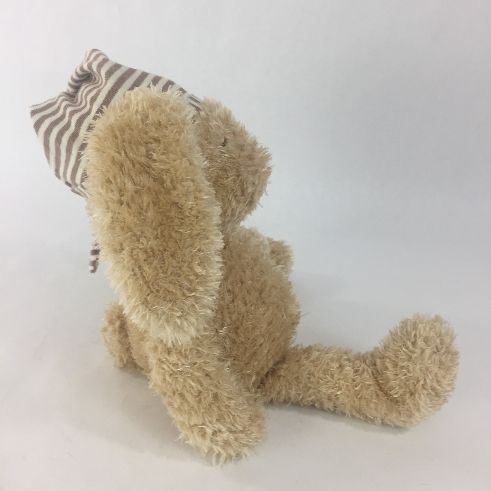 Jellycat Plush Sleepy Bunny Striped Night Cap Blonde 13