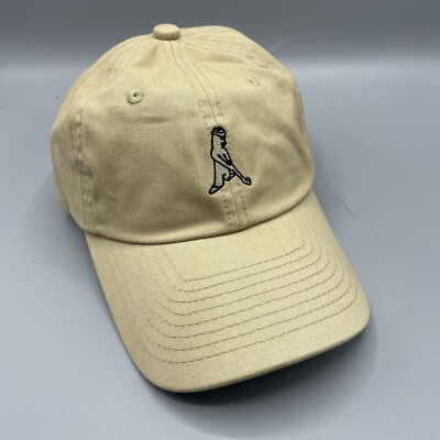 PING Golf  Adjustable Tan Baseball Hat Cap Mr Ping