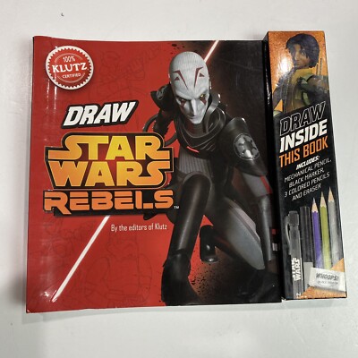 Klutz ''Draw Star Wars Rebels'' Draw Right Inside The Book! ~ NEW