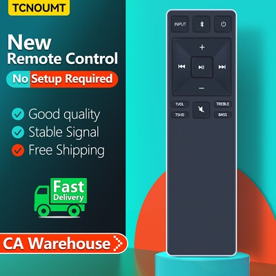 XRS321-C Remote Control For Vizio Soundbar SB2920-C6 SB3820-C6 SB3820X-C6