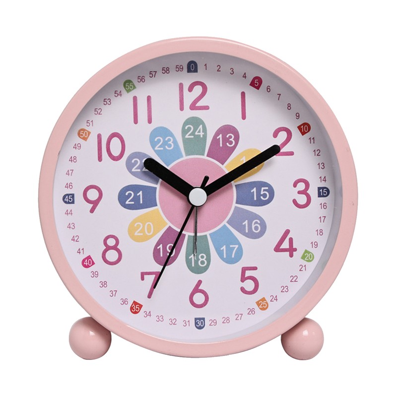Children's early education metal small alarm clock cartoon luminous clock