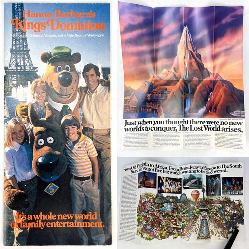 Vintage 1979 KINGS DOMINION Hanna-Barbera Theme Park