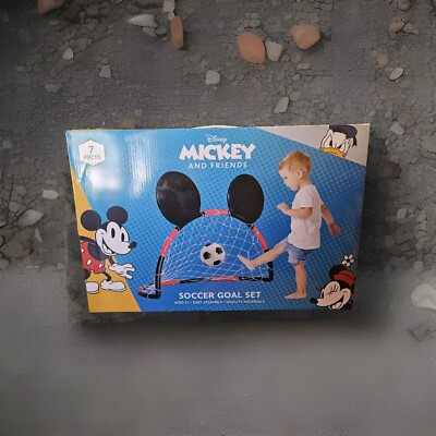 Disney Mickey & Friends Soccer Goal Set 7 Pieces Ages 3+