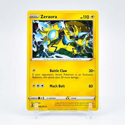 JOURNALSTANDARDfurnitureラグ140×195 Zeraora - 056/195 Silver Tempest Rare Pokemon - NM/MINT | eBay