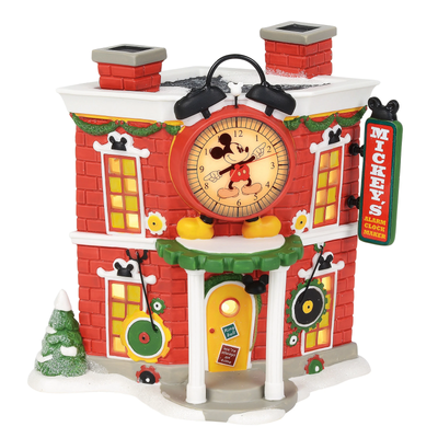 Department 56 Mickey's Alarm Clock Shop 4057261 Dept Disney Village
