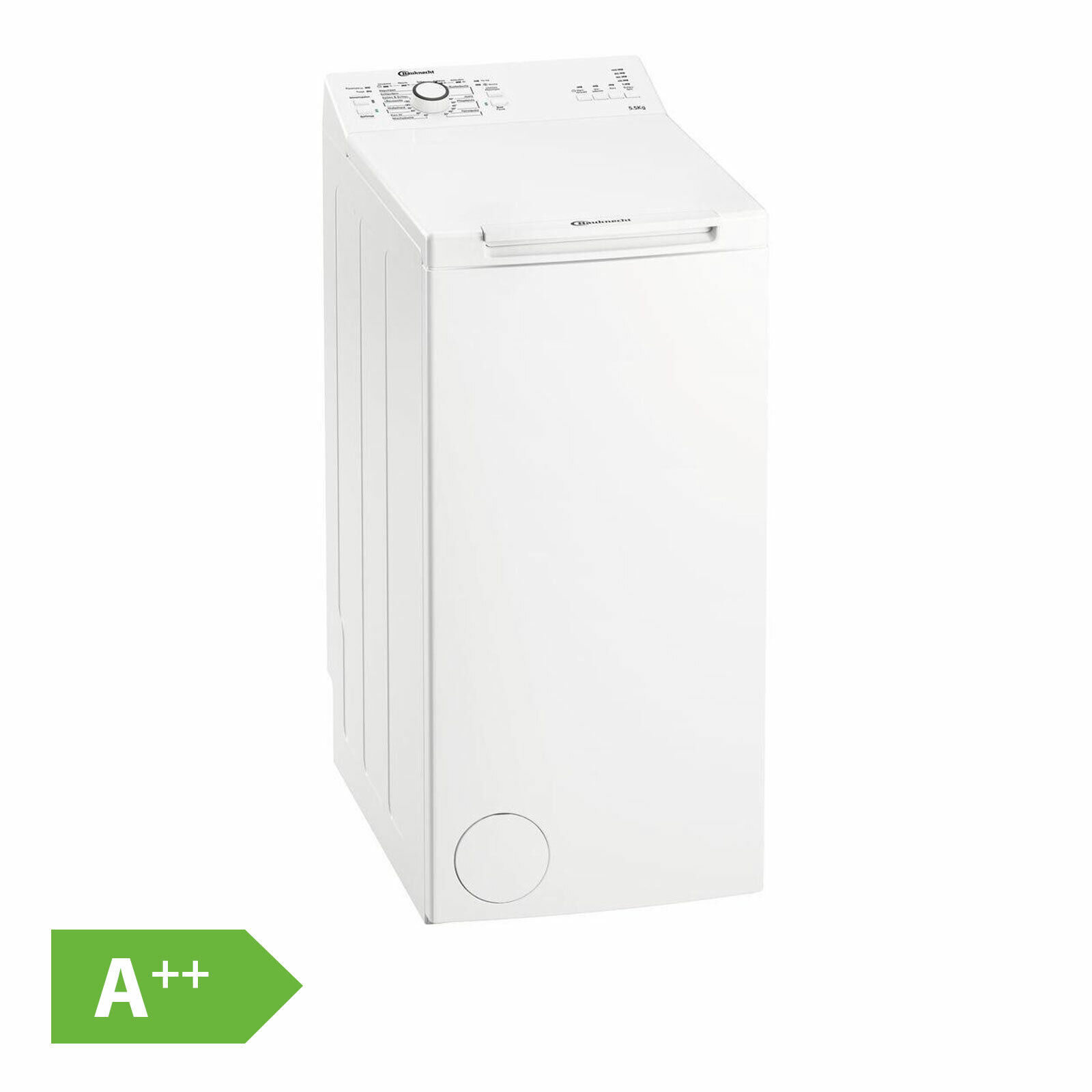 Bauknecht WMT Pro55U Waschmaschine Toplader Mehrfachwasserschutz Mengenautomatik