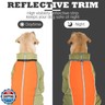 Dogs Thick Warm Winter Snowsuit, Four-Legged Zip Up Dog Coat with Leash Ring, Reflective Windproof Outdoor Dog Jacket, LightGreen,18