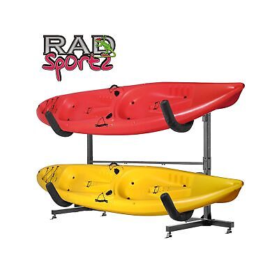 ::RAD Sportz Indoor Outdoor Freestanding Heavy Duty Two Kayak Storage Kayak or ...