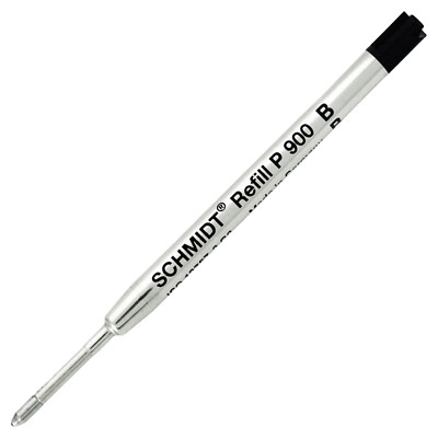 1 X - Schmidt P900 B Parker Style Ballpoint Pen Refill - Black, Broad Point Tip