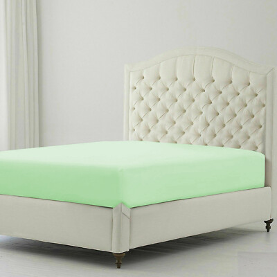 Superior Egyptian Cotton 1000TC 1 PC Fitted Sheet US King Size All Solid