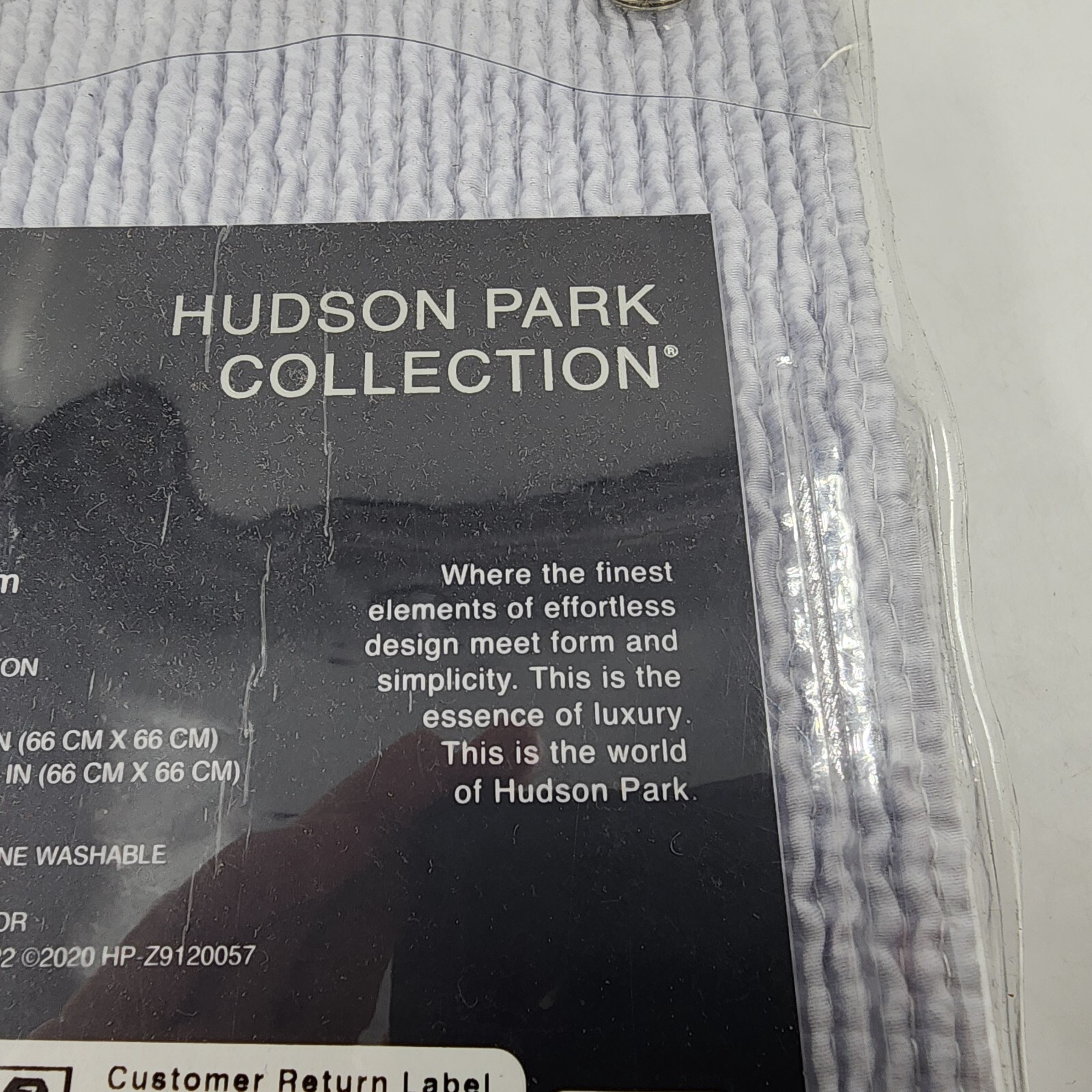 Hudson Park Collection Diffused Geo Euro Pillow Sham 26inx26in Gray Zip Closure+ - Picture 14 of 19