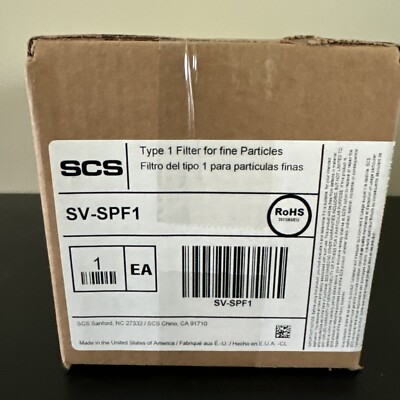 SCS SV-SPF1 Vacuum Filter Type 1 for Fine Particles