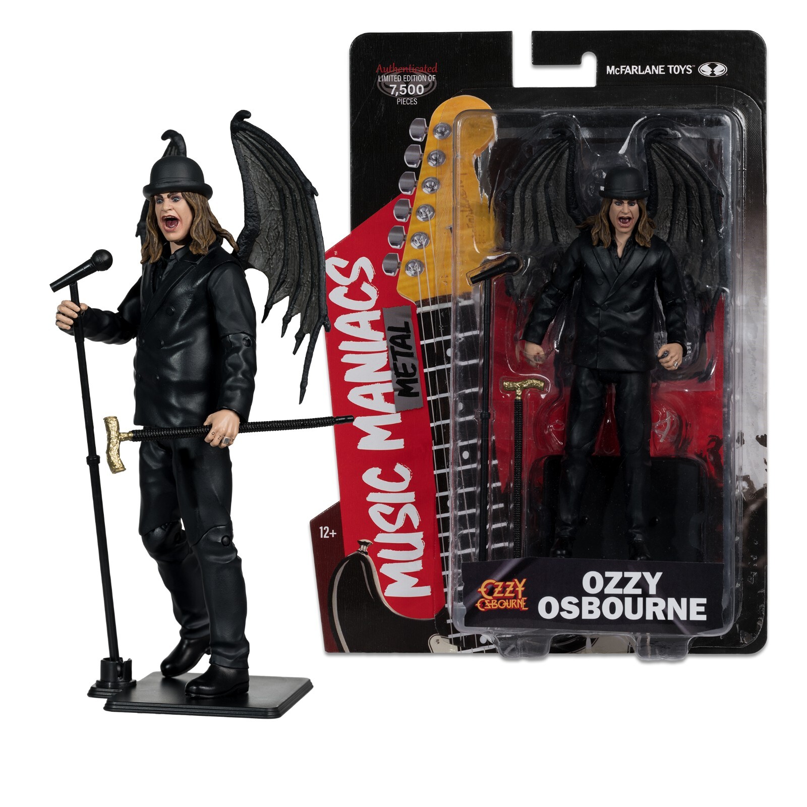 オジーオズボーン　フィギュア　ozzy Music Maniacs Metal Wave 1 Ozzy Osbourne 6In Figure