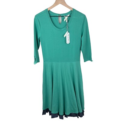 Matilda Jane Joanna Gaines Womens Green Pastures Fit And Flare Dress Small NWT