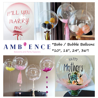 Bubble balloons on sale party city