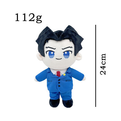 Game Ace Attorney Phoenix Wright Miles Edgeworth Plush Doll Toy Birthday Gift