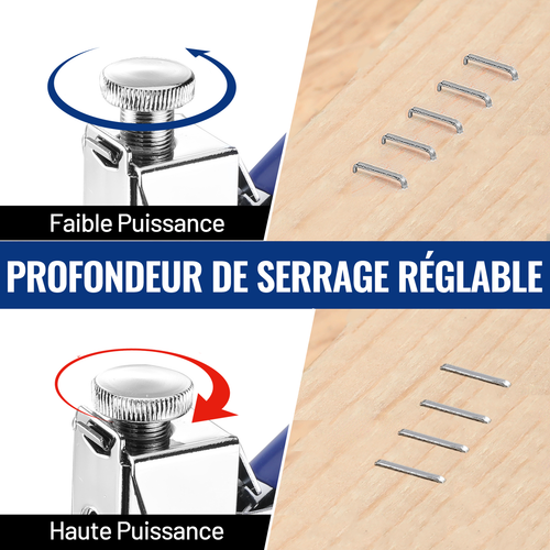 WORKPRO 4-in-1 Staple Gun Manual Brad Nailer with 2000 Counts Staples Upholstery