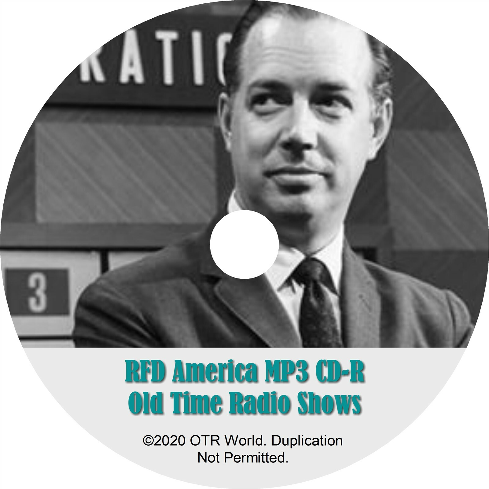 RFD America OTR Old Time Radio Shows MP3 On CD-R 2 Episodes