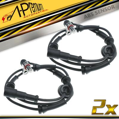 A-Premium 2Pcs ABS Wheel Speed Sensor Front for Land Rover Discovery 1999-2004