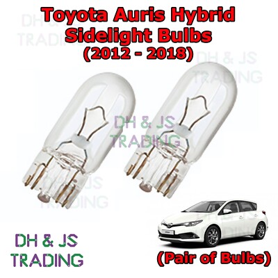 For Toyota Auris Hybrid Front Sidelights / Park Lights Side Light Bulbs (12-18)