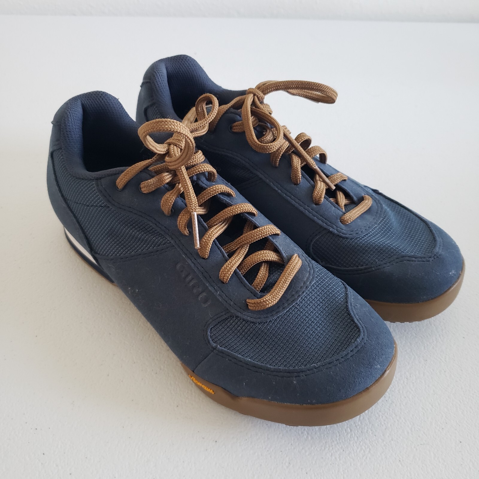 Giro Shoes Mens 7 Blue Rumble VR Mountain Cycling Vibram