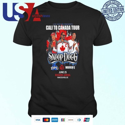 Snoop Dogg And Tha Dogg Live Nation Presents Cali To Canada Tour 2024 Shirt