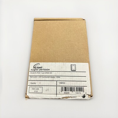 Acuity Controls nLIGHT NPOD TOUCH WH Touch Screen Wallpod (NPOD Touch NPWS WH)
