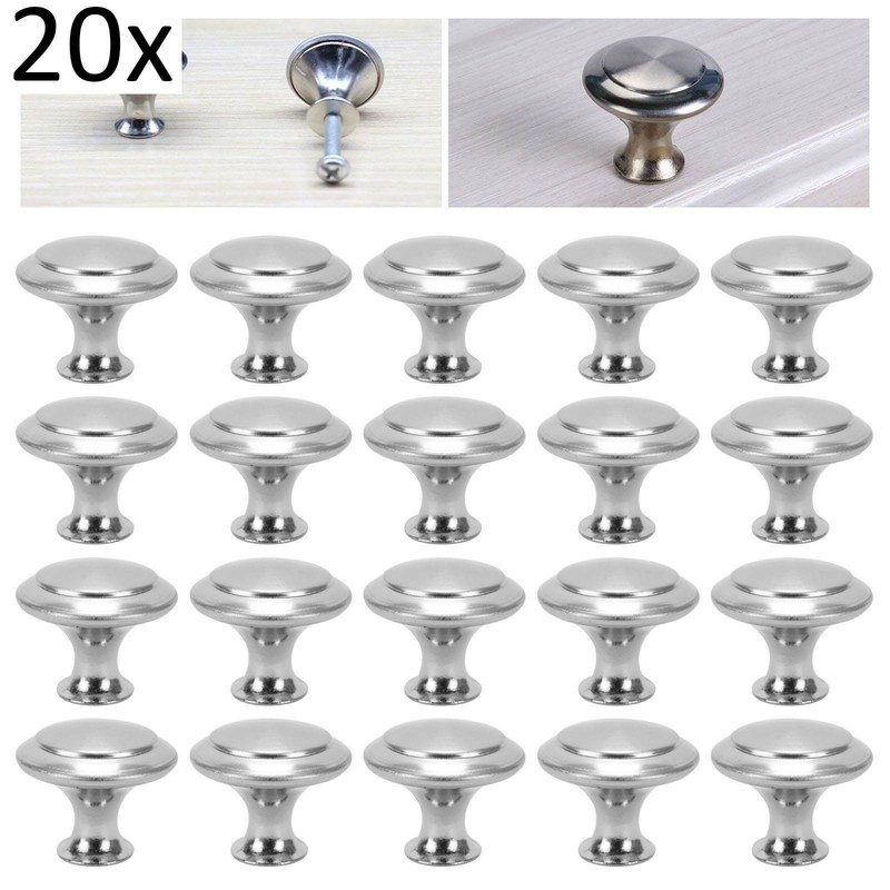 20tlg Möbelknopf Knöpfe Möbelgriffe Knauf Knopf Schrank Schublade