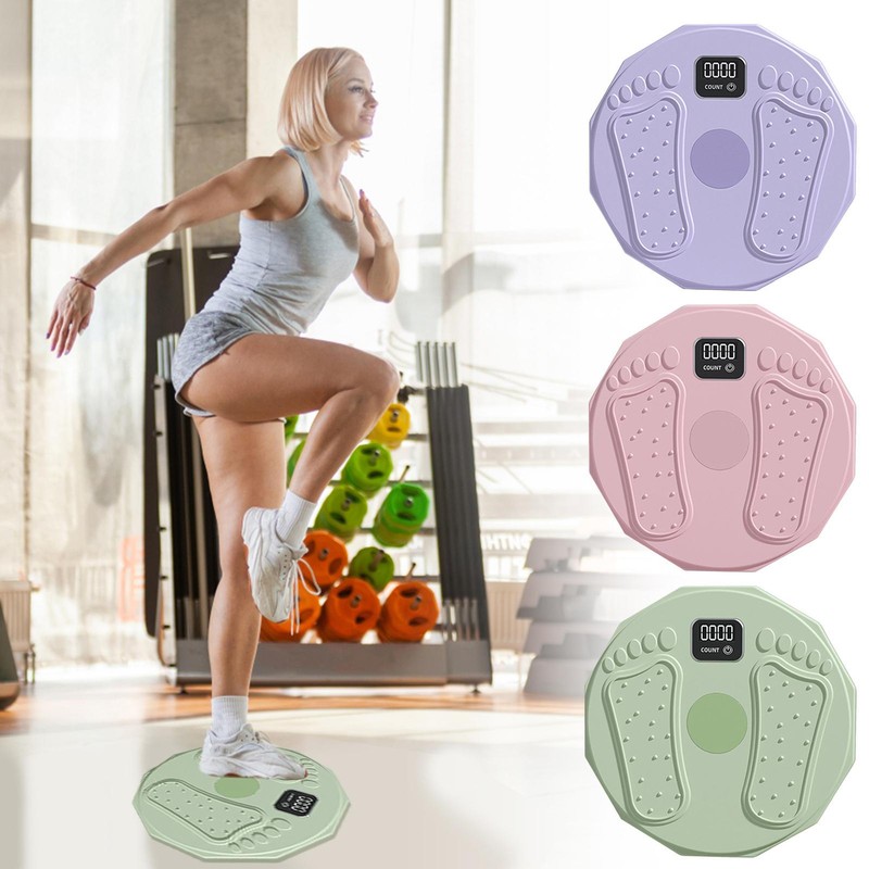 Twist Exercise Board 13in Twisting Waist Disc Smart Counting Quiet Gym Equipment