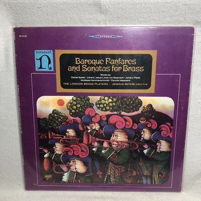 Joshua Rifkin Baroque Fanfares and Sonatas for Brass LP Nonesuch Stereo