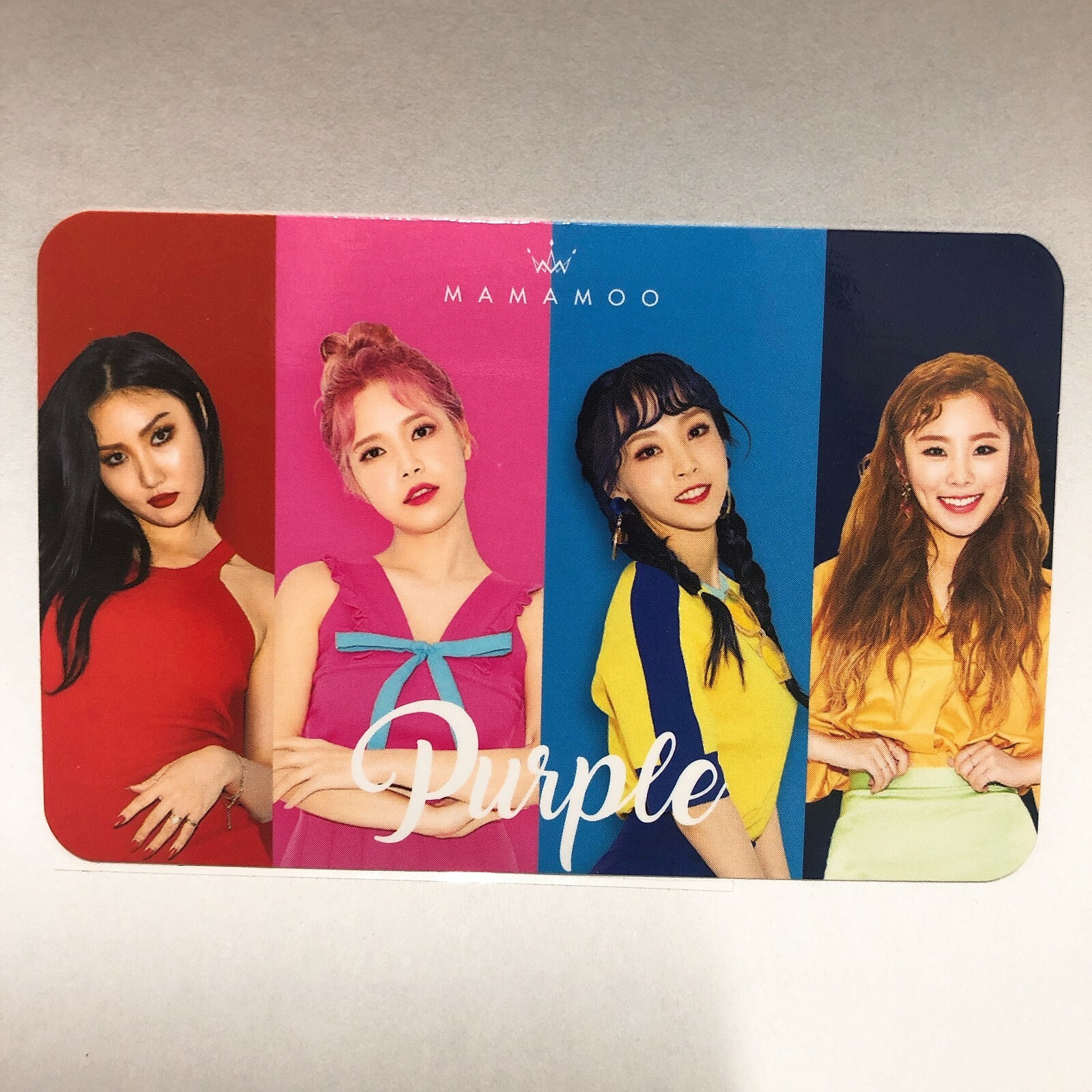 MAMAMOO トレカ / ママム / PURPLE PHOTOCARD MAMAMOO トレカ / ママム / PURPLE PHOTOCARD