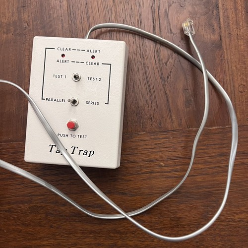 Vintage Wire Tap Telephone detector TT-07 Tap Trap Spyware Spy Gear
