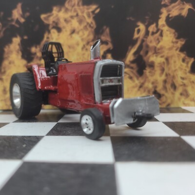 Custom Built MASSEY FERGUSON 1:64 TRACTOR PULLER PRO HOT ROD PULLING pull ERTL