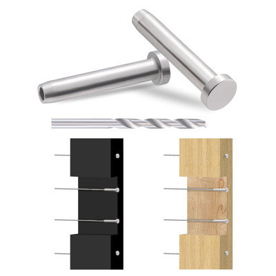 20 Pack Stemball Swage Dead End Invisible Cable Railing Kit Terminal for 1/8''...