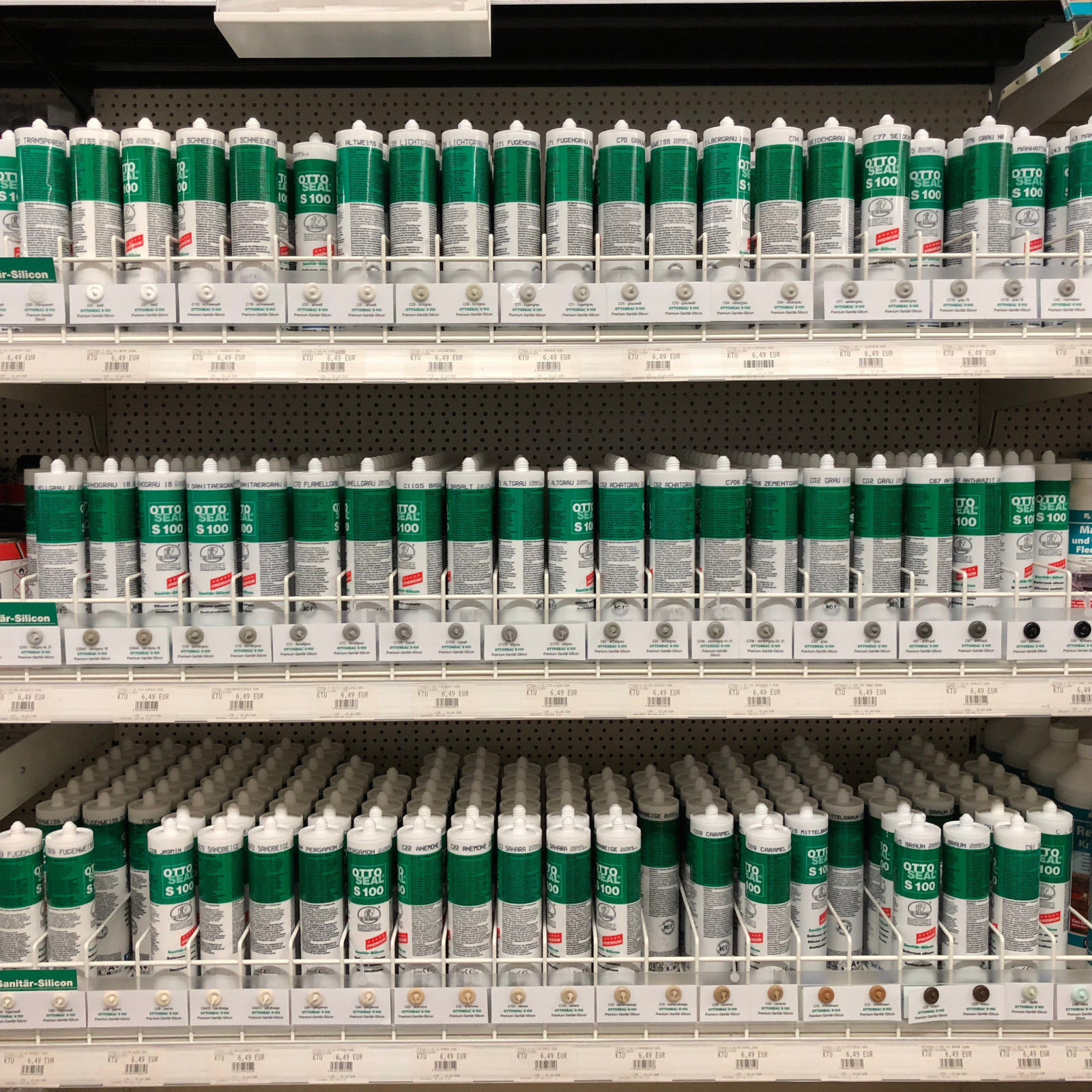 Ottoseal S100 Otto Chemie Silikon ALLE Farben Bad Sanitär Dichtstoff Fuge 300ml 