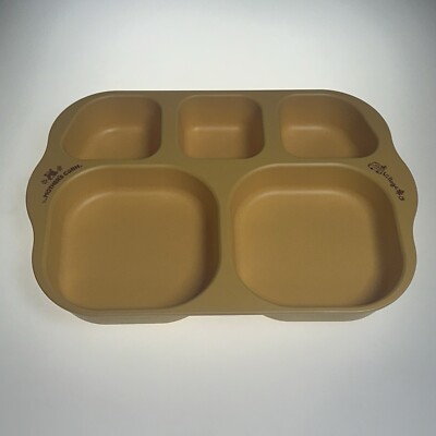 Mother's Corn Round Meal Plate - Eco Friendly & Non-Toxic Natural for Children