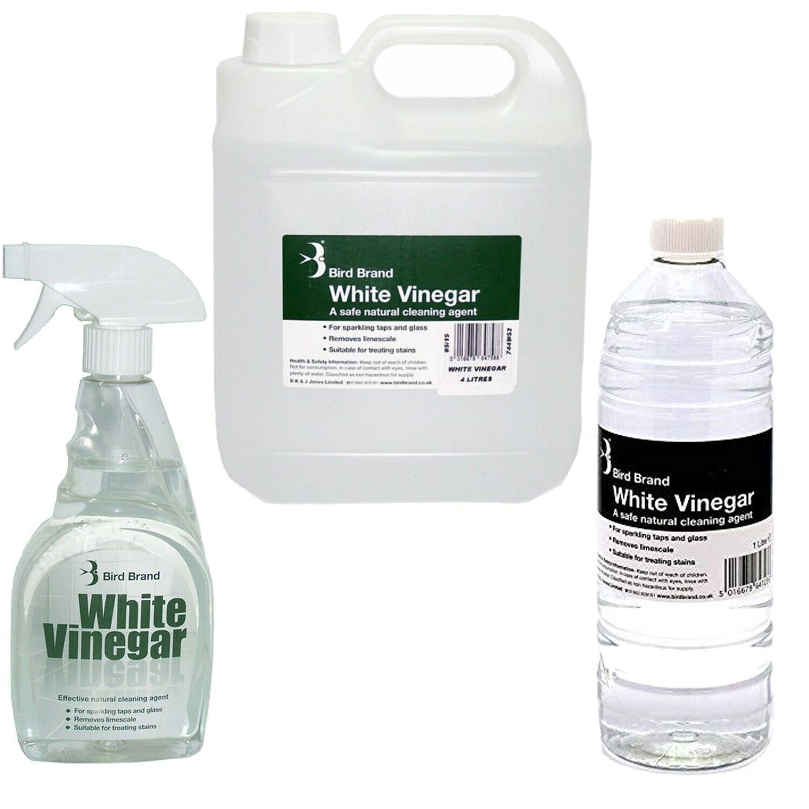 White Vinegar Cleaning Solution Glass Limestone Rust Remover Bird Brand