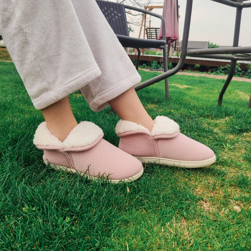 Womens Comfort Memory Foam Bootie Slippers Ankle High Warm Plush House Shoes